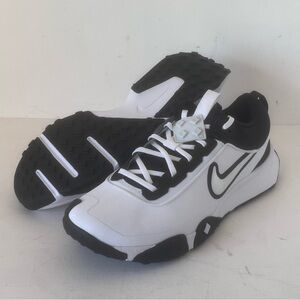 Size 11 - Nike Air Diamond Varsity White Turf Baseball Shoes Mens FN7454-102